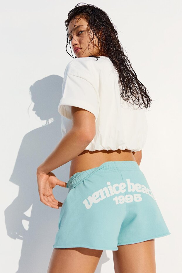 İŞLEMELİ POLAR ŞORT - 2