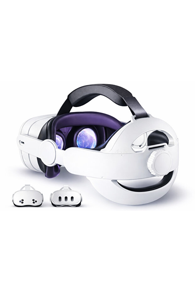 VEXORA GLOBAL Meta Quest 2/3/3S Uyumlu VR Baş Bandı–Ayarlanabilir Elite Strap, Basıncı Azaltan Kayış,Vr Değildir.