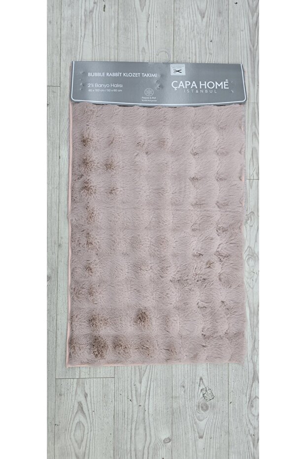 Bubble Rabbit Imported Bath Mat Set 2 Pieces K Non-Slip Base