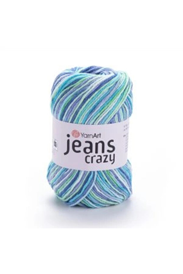 Jeans Crazy Ebruli El Örgü Ipi Ebruli-7204 - 1