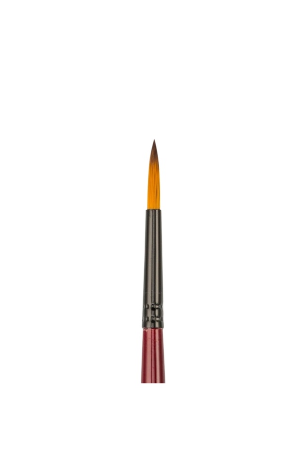 123 Series Synthetic Bristle Round Brush No: 6 X 12 Pieces