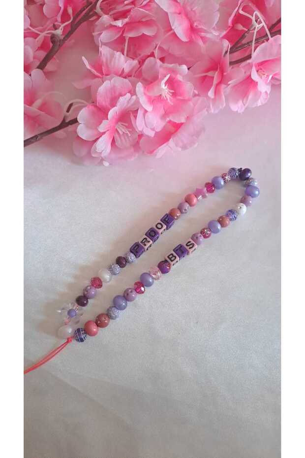 حبل هاتف بتصميم BTS proof حقيبة لتزيين الهاتف