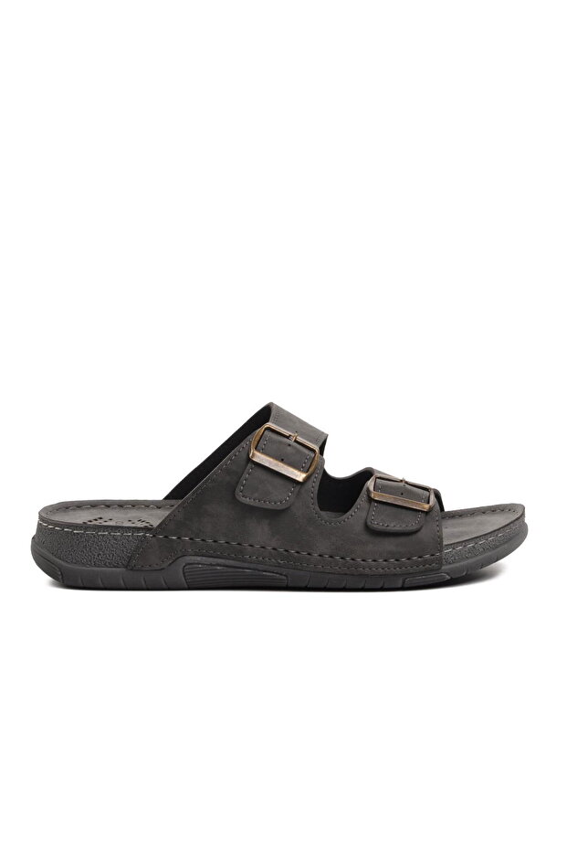 Gray Men's Slippers