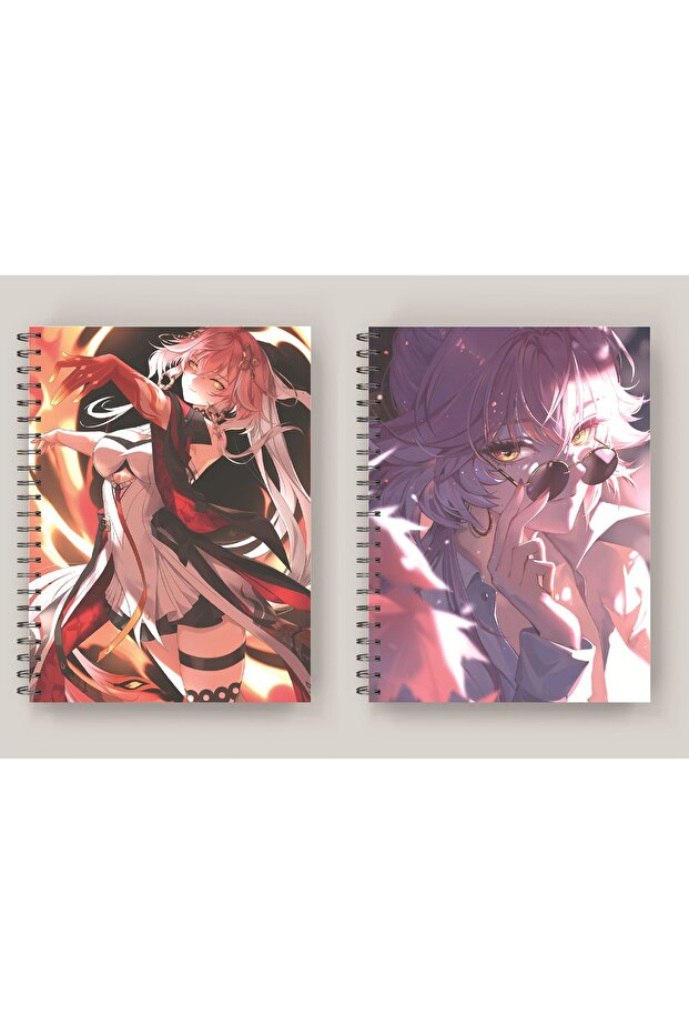 2 Pcs Wuwa Wuthering Wawes A5 Size Anime Notebook