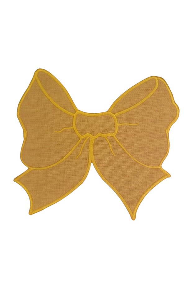 Set of 2 Bowknot Embroidered Presentation Napkins - Special Design Coffee and Cocktail Decorative Napkins