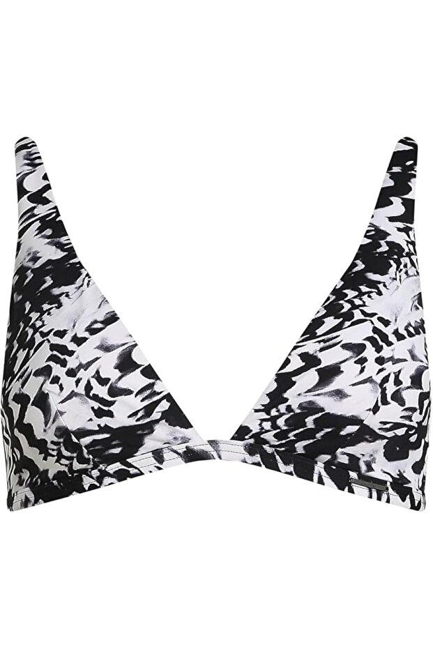 FIXED TRIANGLE-RP Bikini Üstü Siyah Beyaz - 3