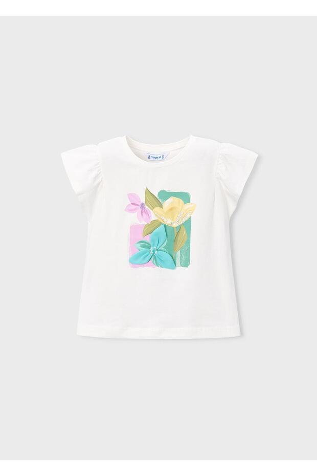 Girl's Printed T-Shirt Green