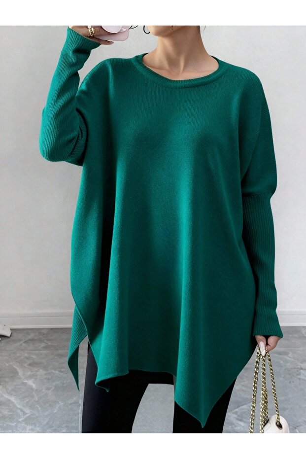 Kadın Uzun Salaş Basic Tunik - 1