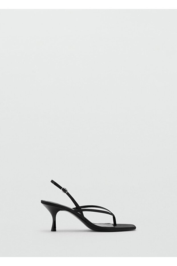 Bantlı topuklu sandalet - 3