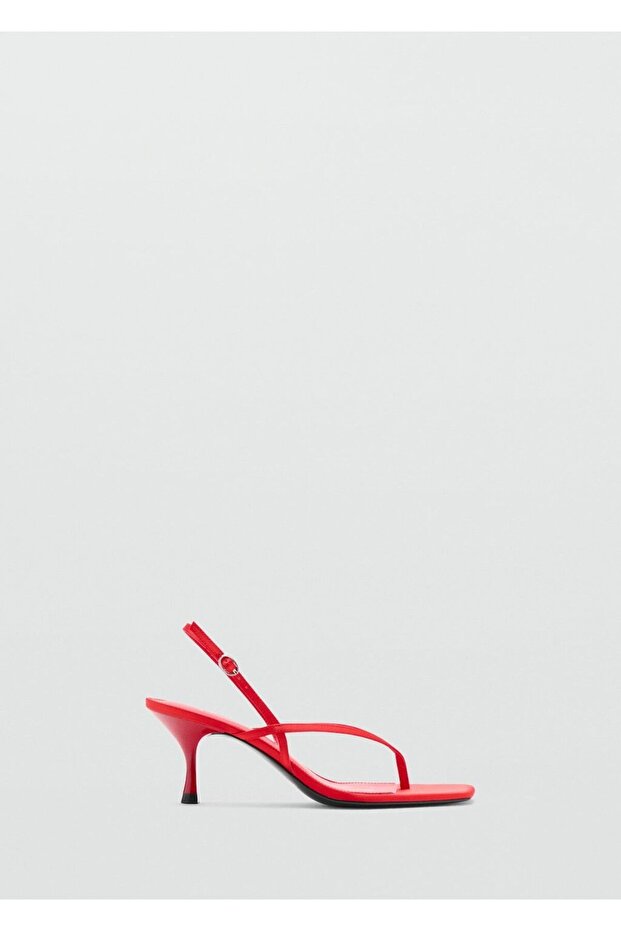 Bantlı topuklu sandalet - 2