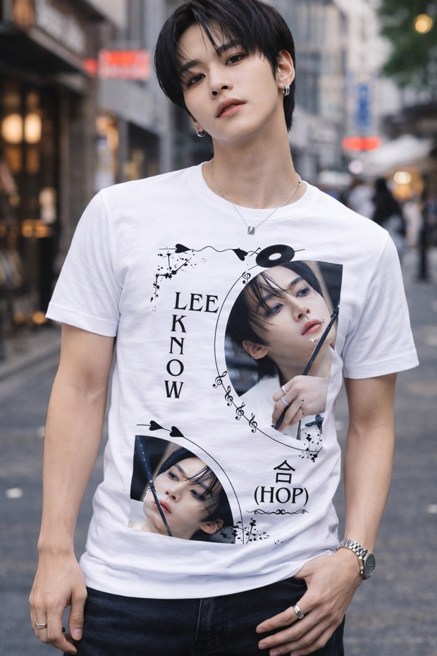 Lee Know Printed T-Shirt – Supriz with Gift | Premium Quality