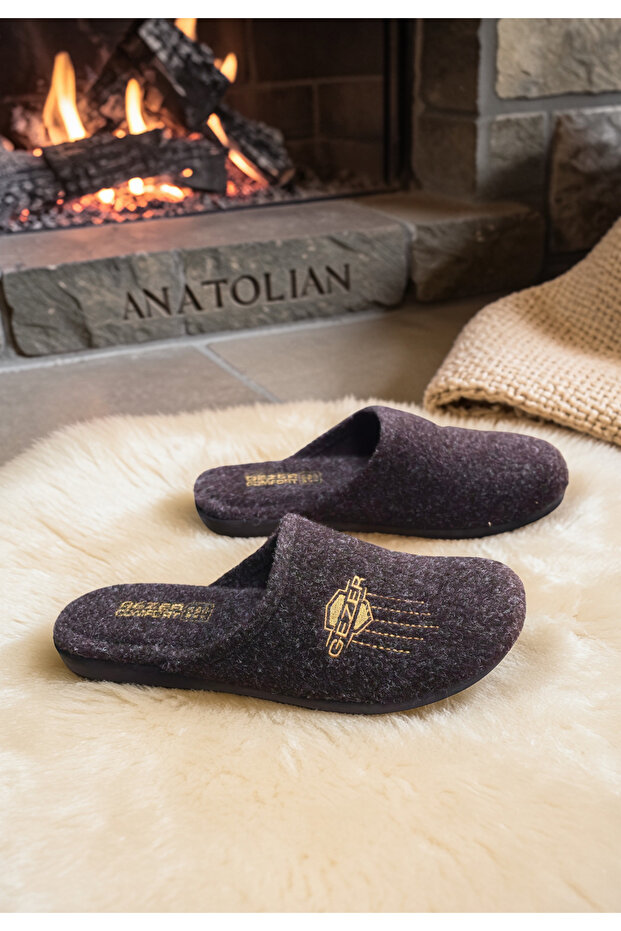 Removable Comfort Sole Dowry Bundle Felted Groom Slippers Wool Home Guest Slippers