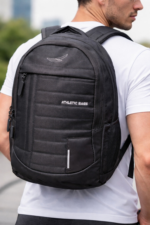 Luxury 4-Compartment Thick Fabric Water-Resistant Sports School Daily and Travel Orthopedic Backpack