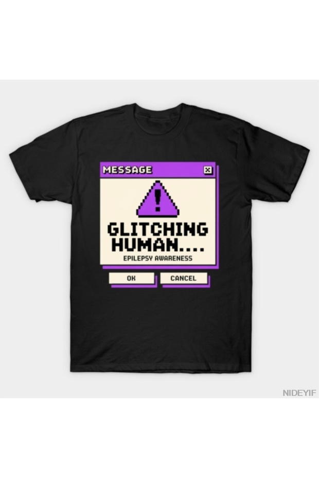 Epilepsy Meme Joke T-Shirt 100% Cotton Lu T-Shirts for Men Women Short-Sleeve Tops