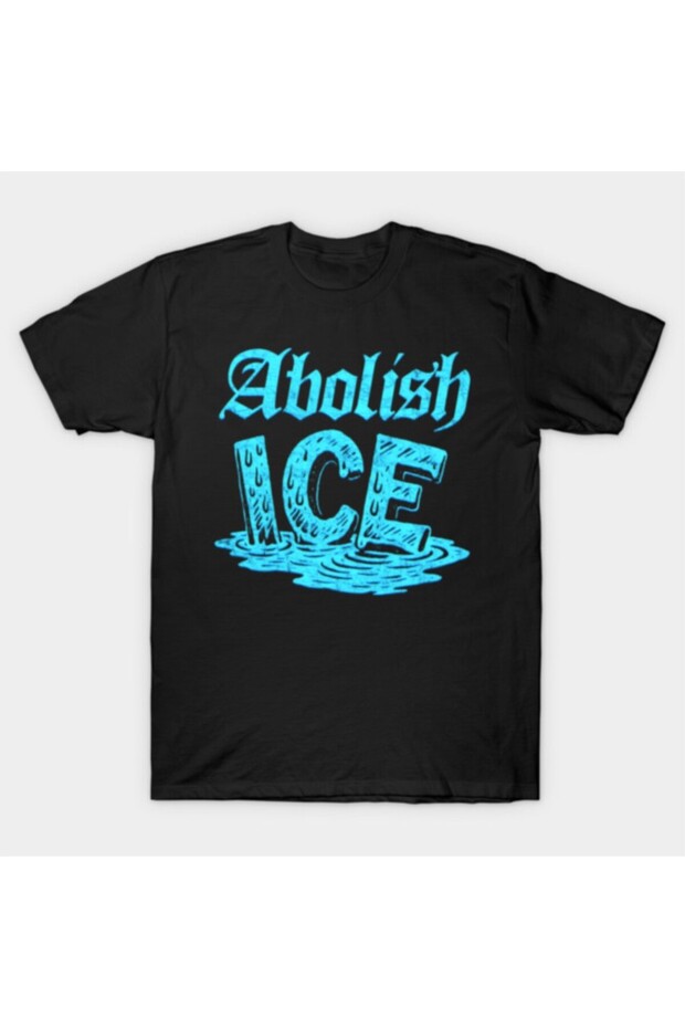 Abolish Ice T-Shirt for Men Women 100% Pack of Cotton t Shirts Short Sleeve Tops J112