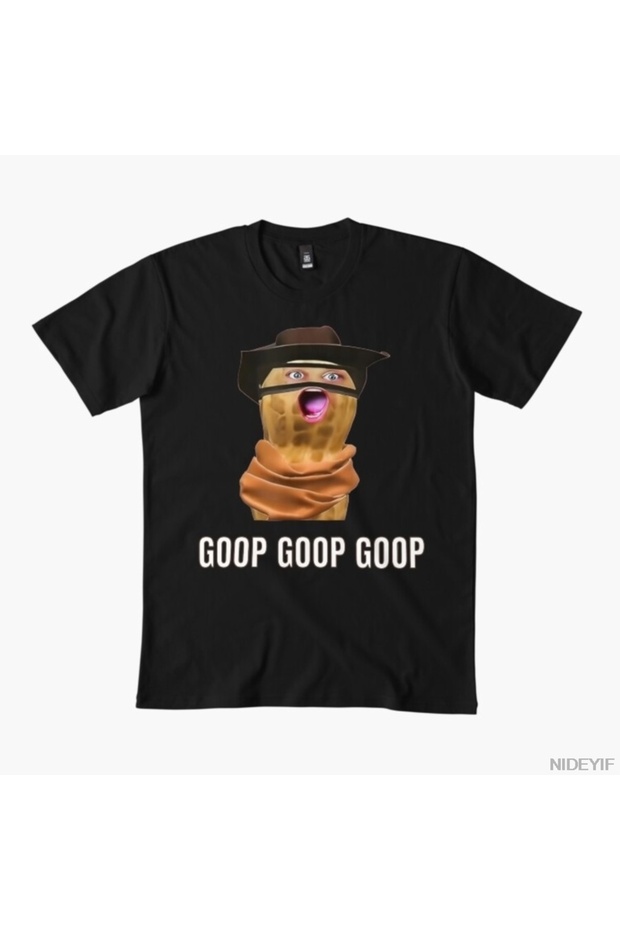 Burned Peanut Funny Goop Mr Peanut Bungulator T-Shirt for Men Women 100% Cotton t