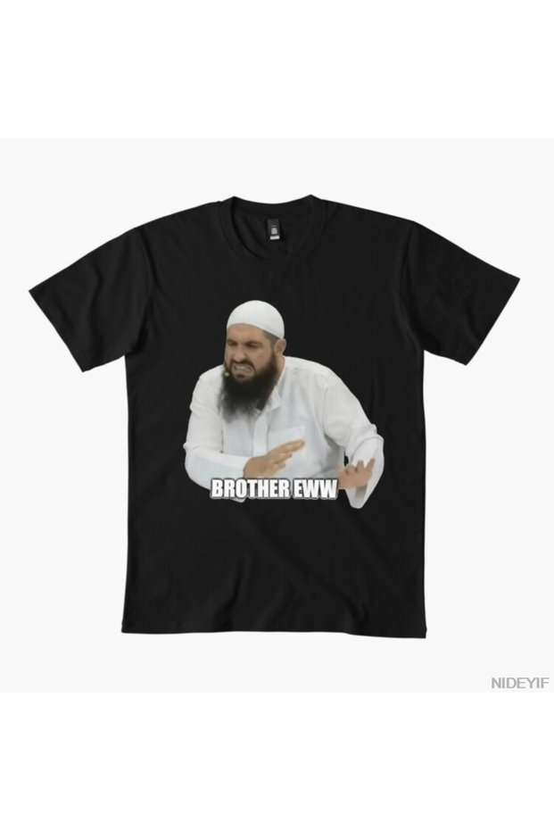 Brother Eww T-Shirt for Men and Women 100% Cotton Lu T-Shirts Short Sleeve Tops 1215-2