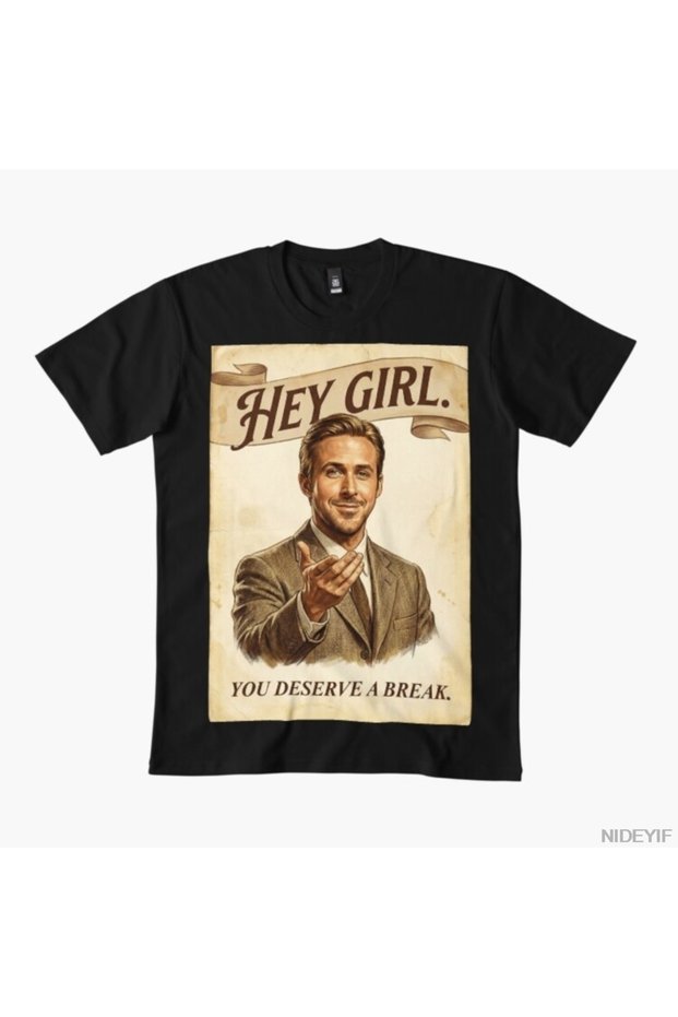 Mid Century Hey Girl Advertising T-Shirt 100% P Cotton U T-Shirts for Men Women 3Xs-3Xl Top