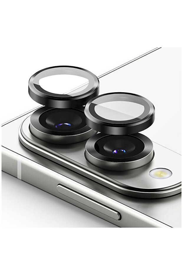 Samsung Galaxy S26 Edge Compatible Kl10 Camera Lens Protection Glass Black