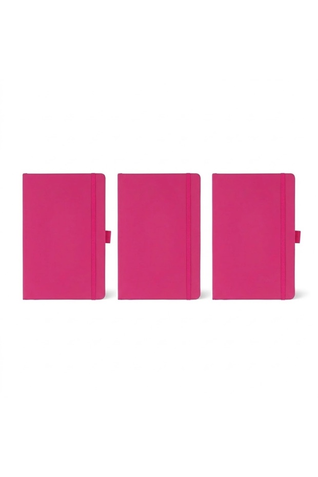 3 pcs Notebook JURSI - A5 PU with Pen Loop