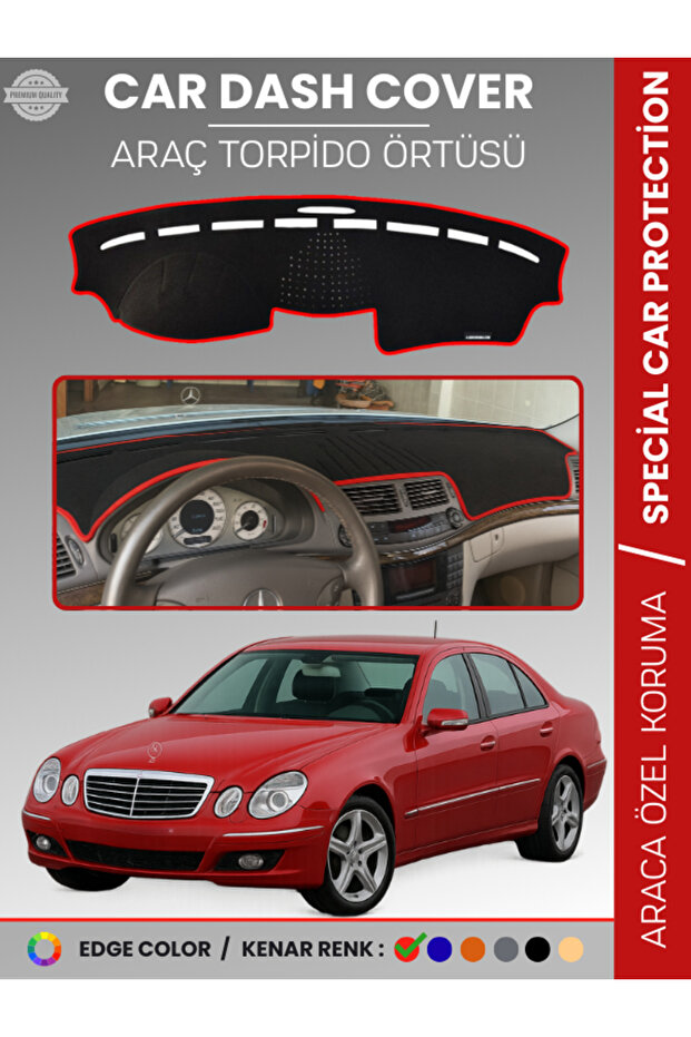 Mercedes E200 / E220 / E240 / E270 W211 (2002-2009) Dashboard Cover Premium Quality Dashboard Protection