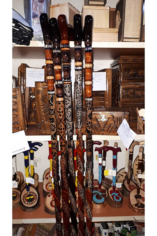 El Yapımı İşlemeli Devrek Bastonu - 6