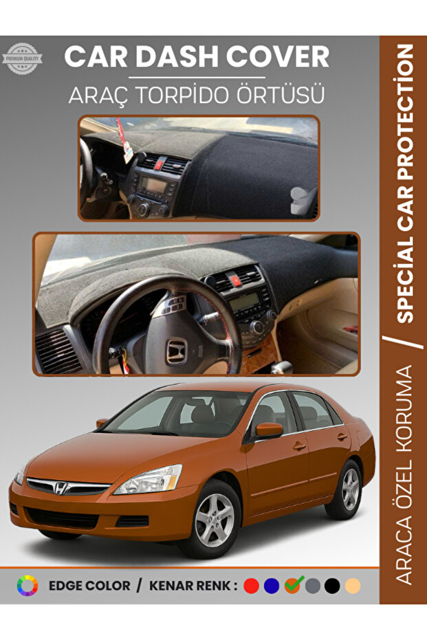 Honda Accord (2002-2007) Dashboard Cover Panel Dashboard Protection Perfect Fit Prevents Cracking Easy Installation