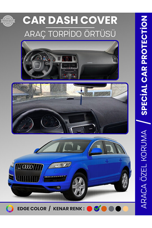 Audi Q7 (2005-2015) Dashboard Cover Front Chest Protection Dashboard Protection Vehicle Specific Non-Slip Easy Installation