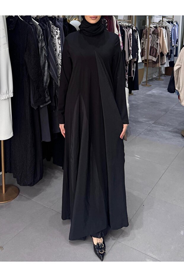 GARNİLİ BAMBU ELBİSE - 1