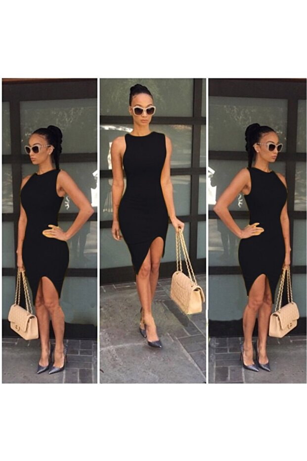 Asymmetric Cut Dress
