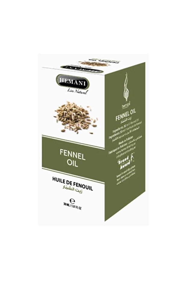 Pure Natural Fennel Sweet Seed Digestive Essential Cooking Oil (30ml)
