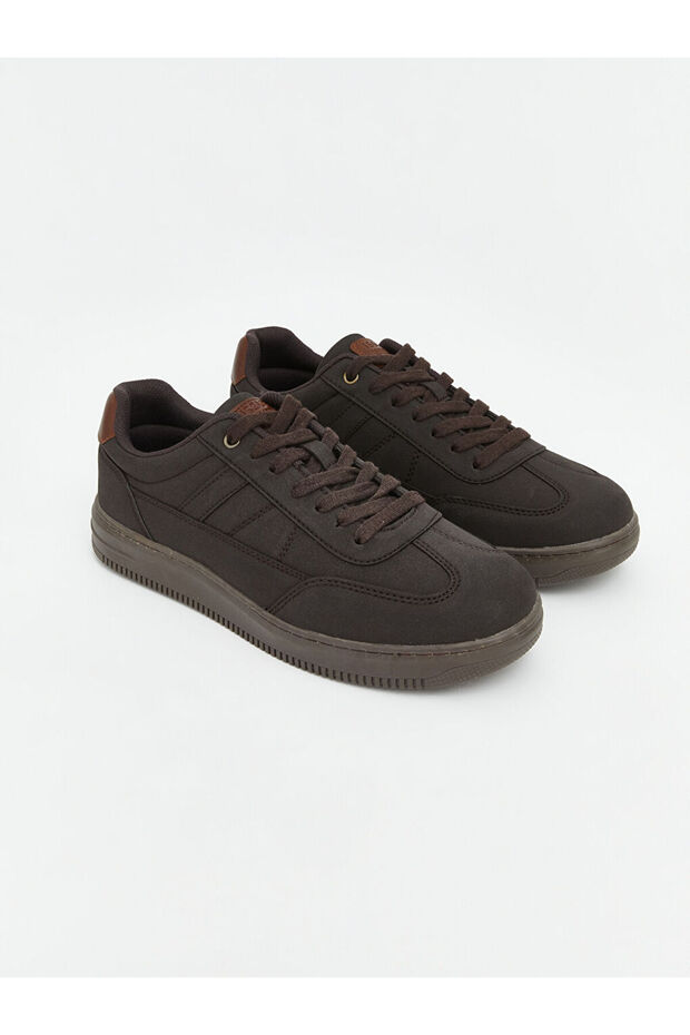 Brown Suede Look Men's Sports Shoes