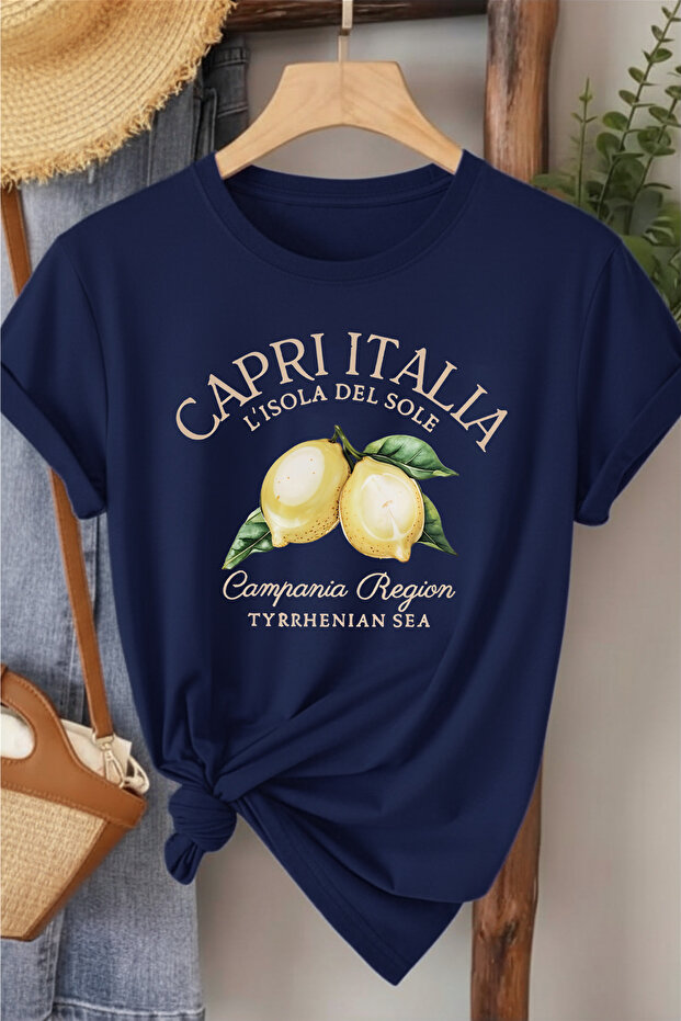 Capri Italy Printed Women's T-Shirt