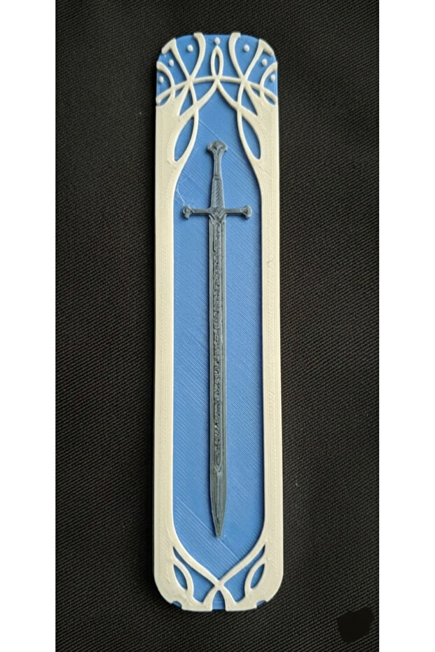 Anduril Sword Bookmark - Lord of the Rings Themed 3D Print - Middle Earth Collection