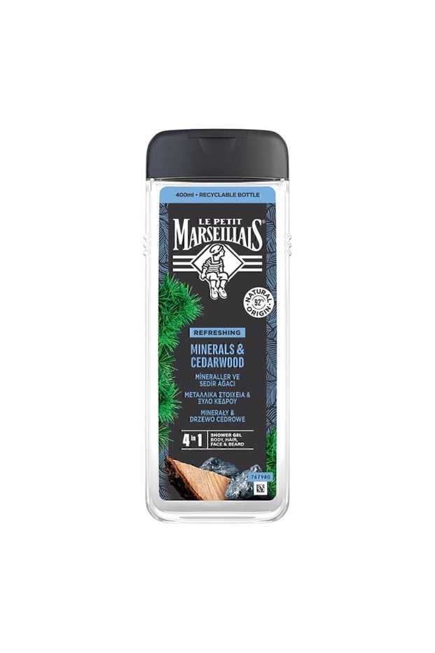 Minerals and Cedar Wood Men's Shower Gel 400 ml