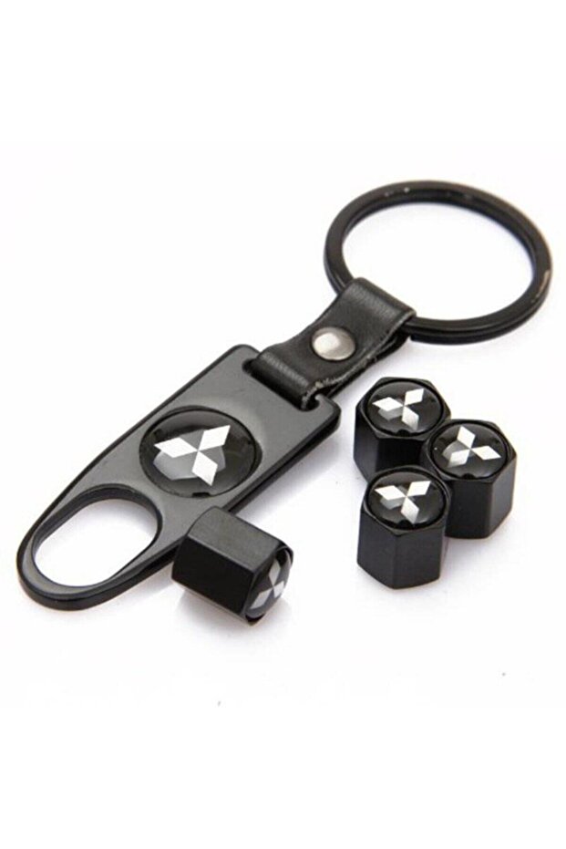 Mitsubishi Plastic Valve Cover and Keychain Set