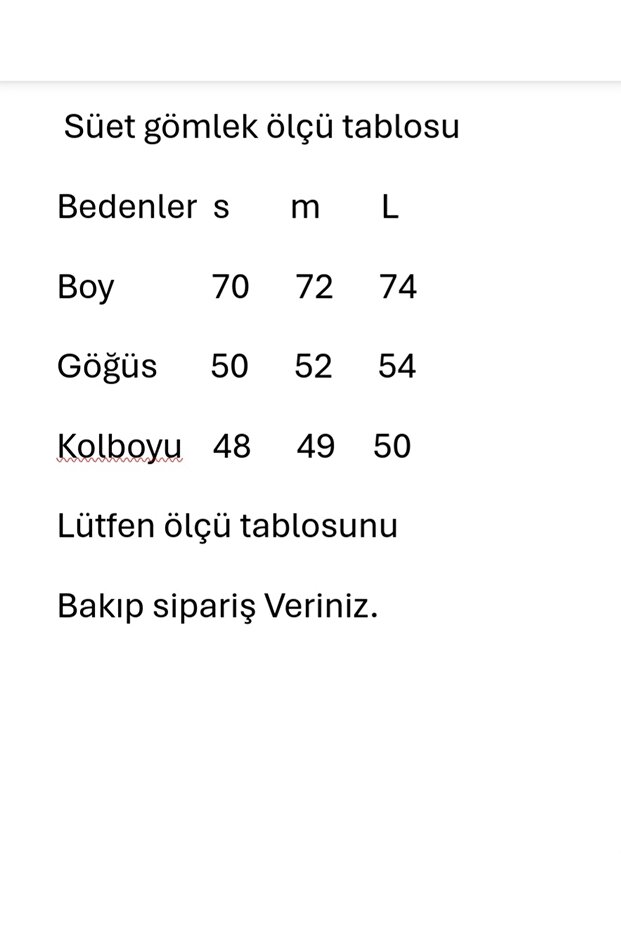 Kadın süet gömlek - 3