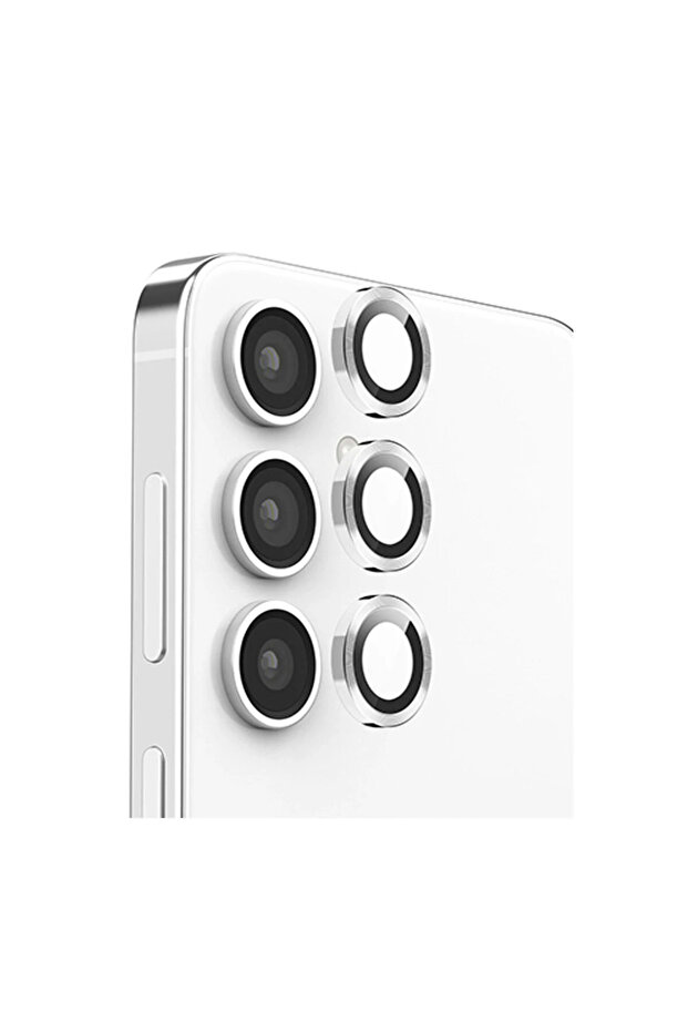 Samsung Galaxy S25 Fe Compatible Camera Lens Protector Glass and Frame Camera Protection Lens Sapphire with Apparatus