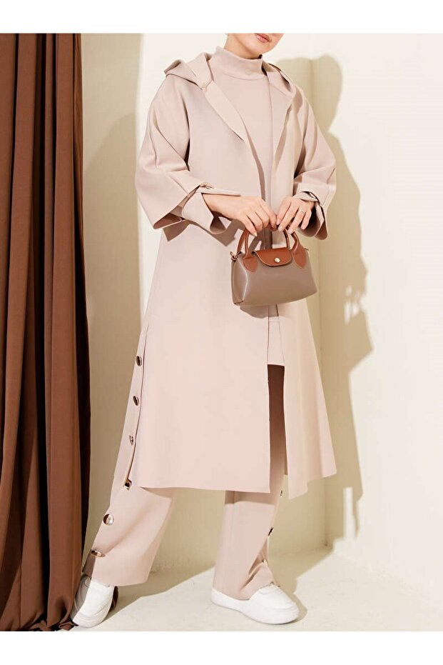Scuba Long Cardigan Triple Set