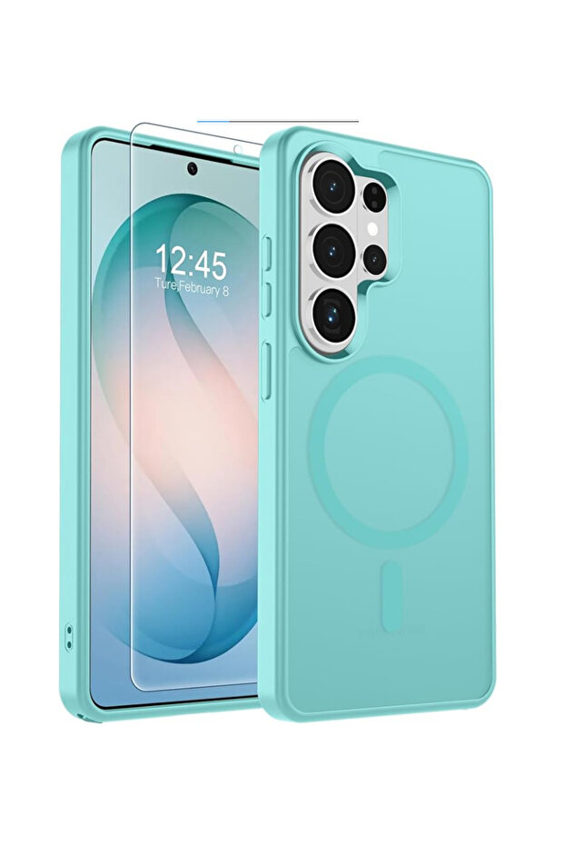 Premium Liquid Silicone Case For Samsung Galaxy S26 Ultra with 9H Screen Protector, | Flare Gadgets