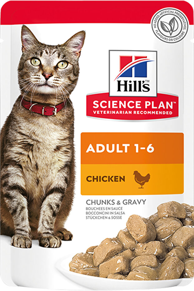 Science Plan Adult Cat Food With Chicken Pouch - 85g - Pack of 12