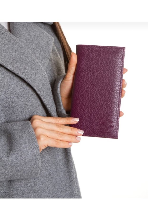 Portfolio Style Magnetic Phone Holder, Card Holder, Wallet and Hand Bag-Vegan Artificial Leather