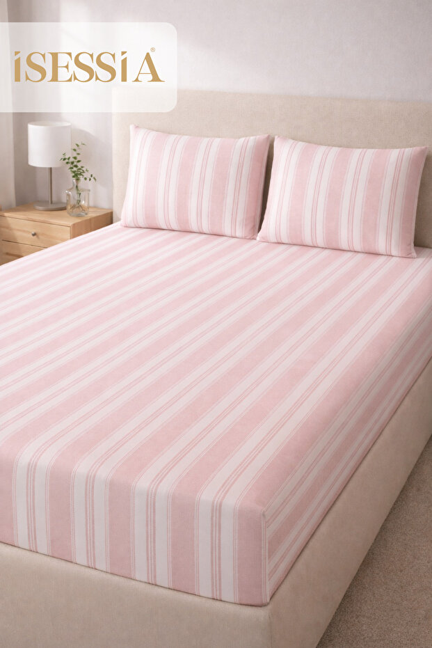 Luma Double Fitted Sheet Team - 1