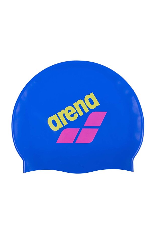 Big Logo Cap Unisex Blue Swimming Cap 009276208