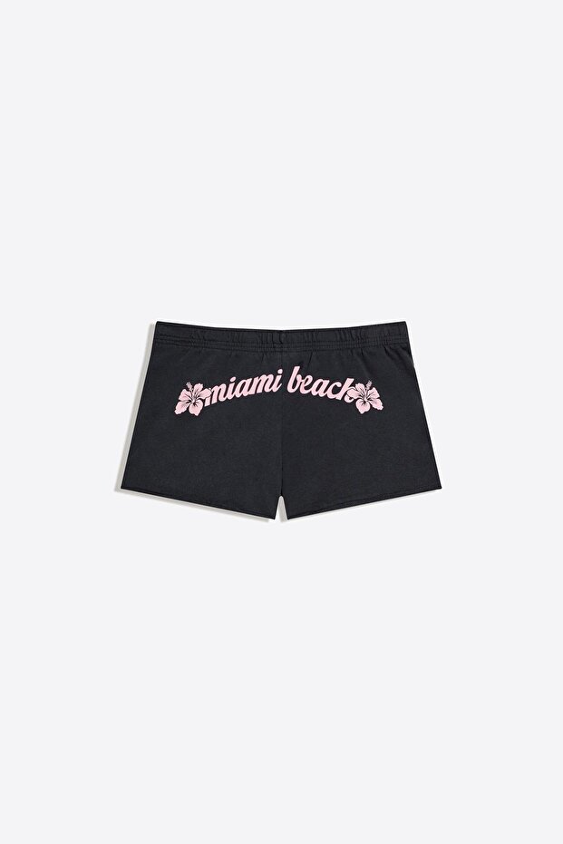 İŞLEMELİ POLAR ŞORT - 2