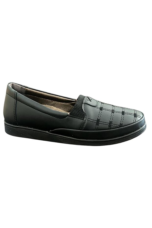 Black Large Size Mother Shoes Hs00323