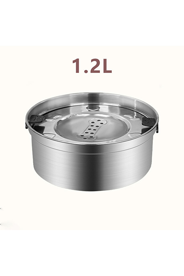 1SET Dog Floating Bowl No Spill Anti-Splash and Non-Slip ,Dog Water Dispenserwl 1L/3L Stainless Stee