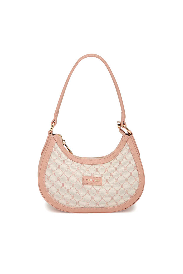 Cream Textile Women's Shoulder Bag - S26Y1Twc0721-V7N