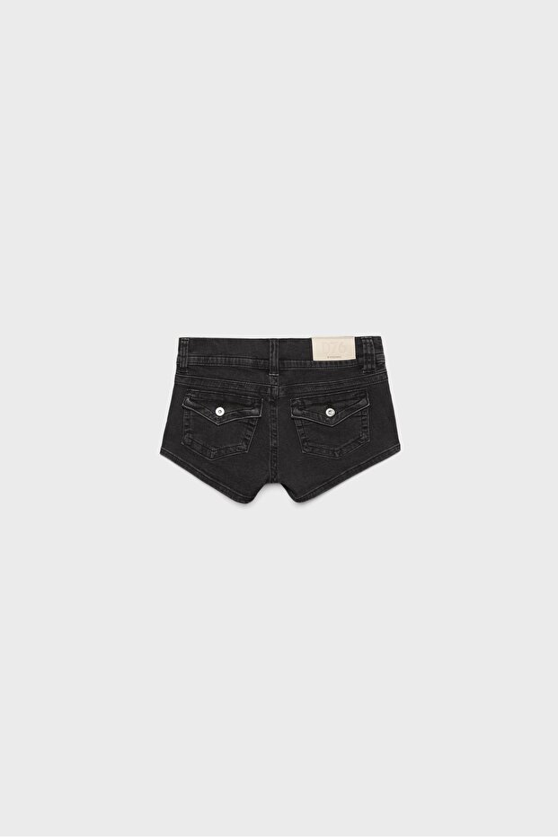 D76 Mikro denim şort - 7