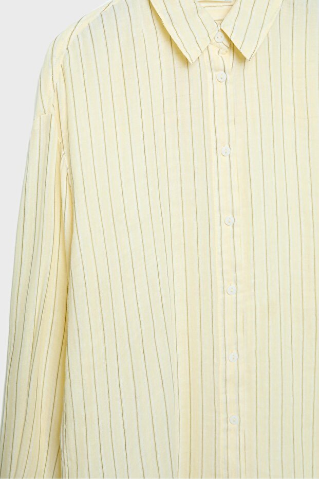 Basic çift kumaş gömlek - 8